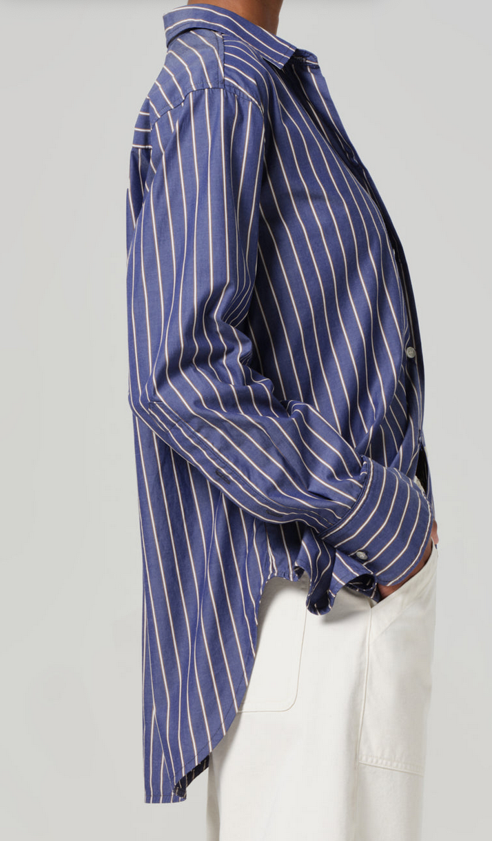 shay shirt in portamento stripe