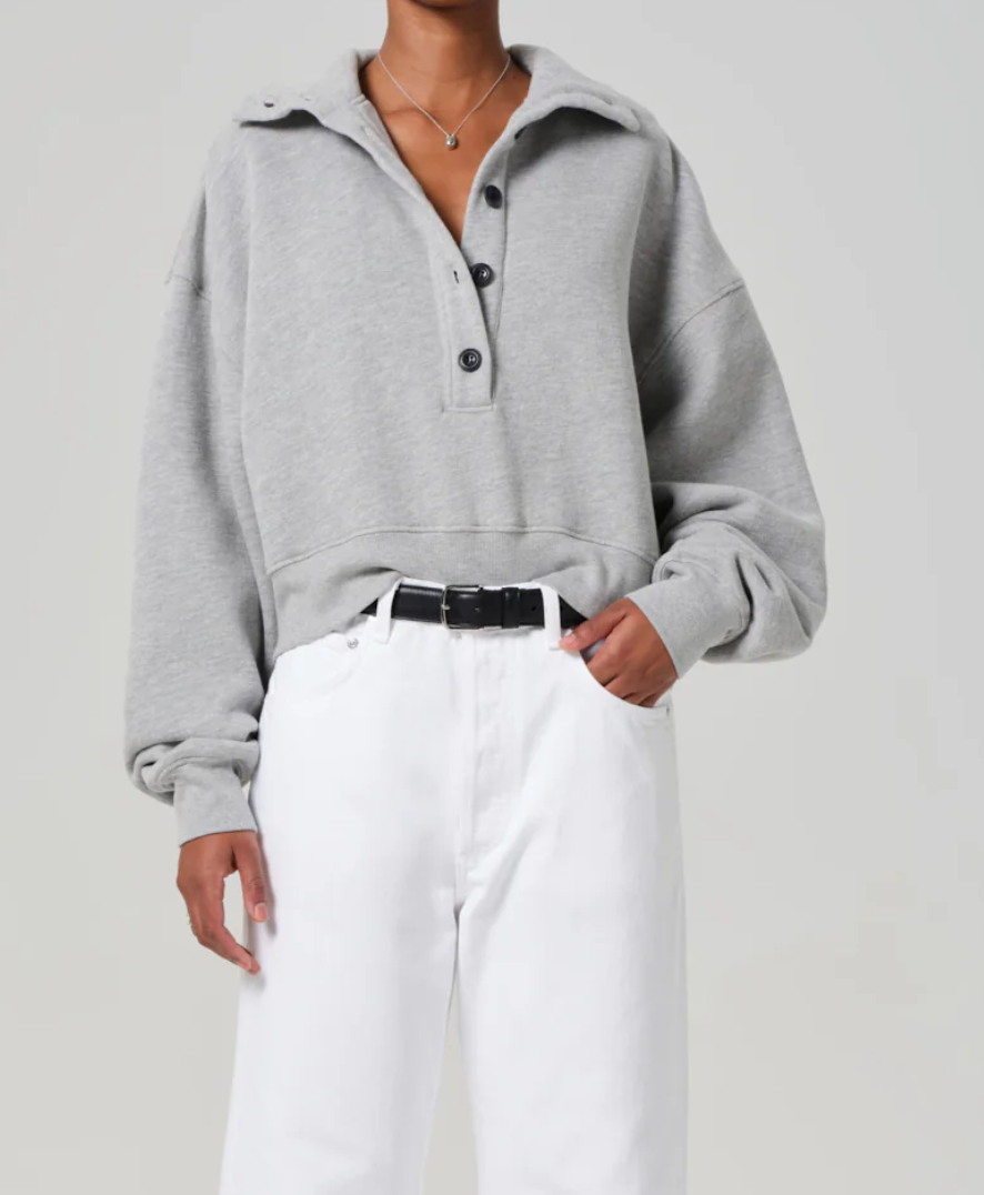 Mirelle funnel neck in heather grey