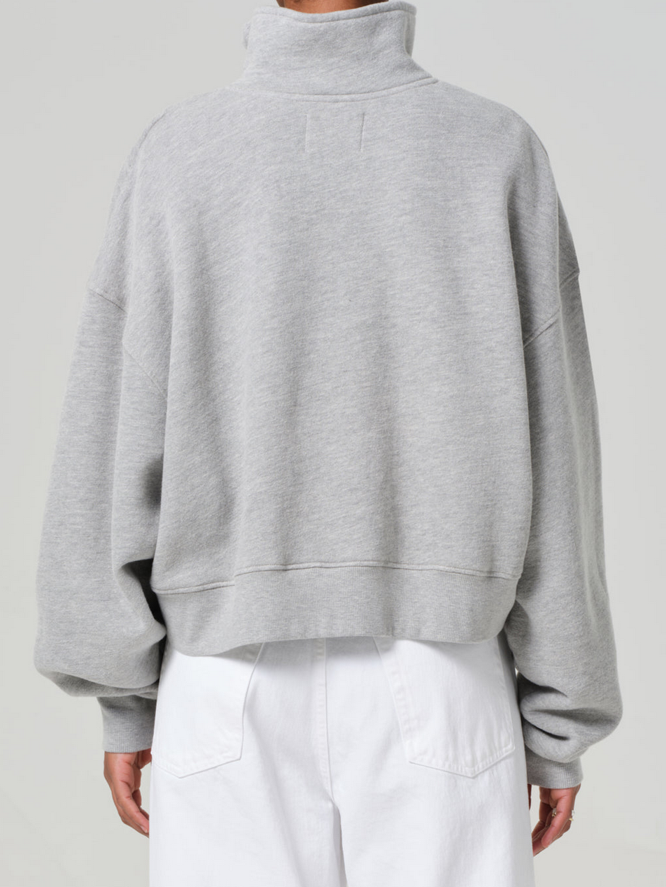 Mirelle funnel neck in heather grey