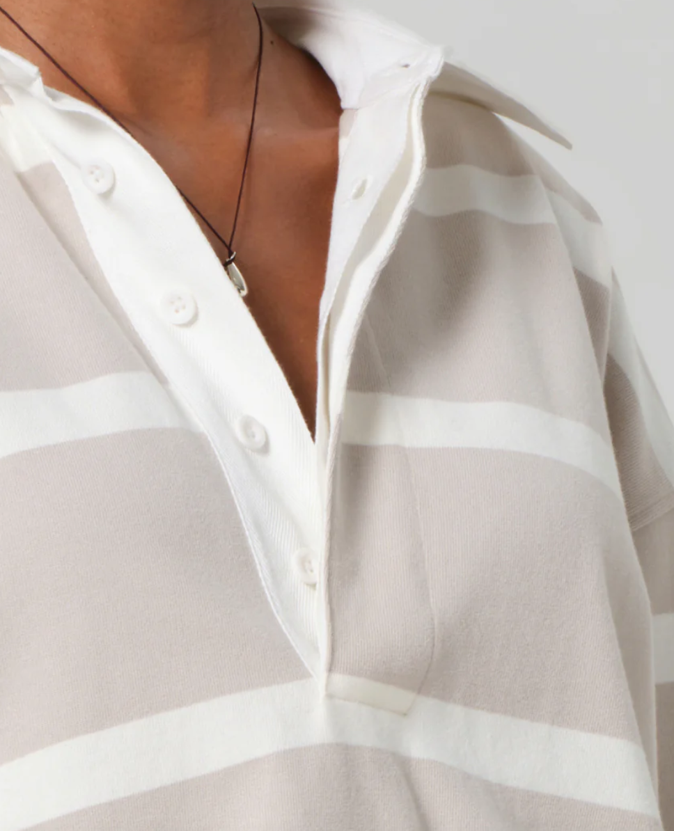 Aris rugby in sandatlas pashmina stripe