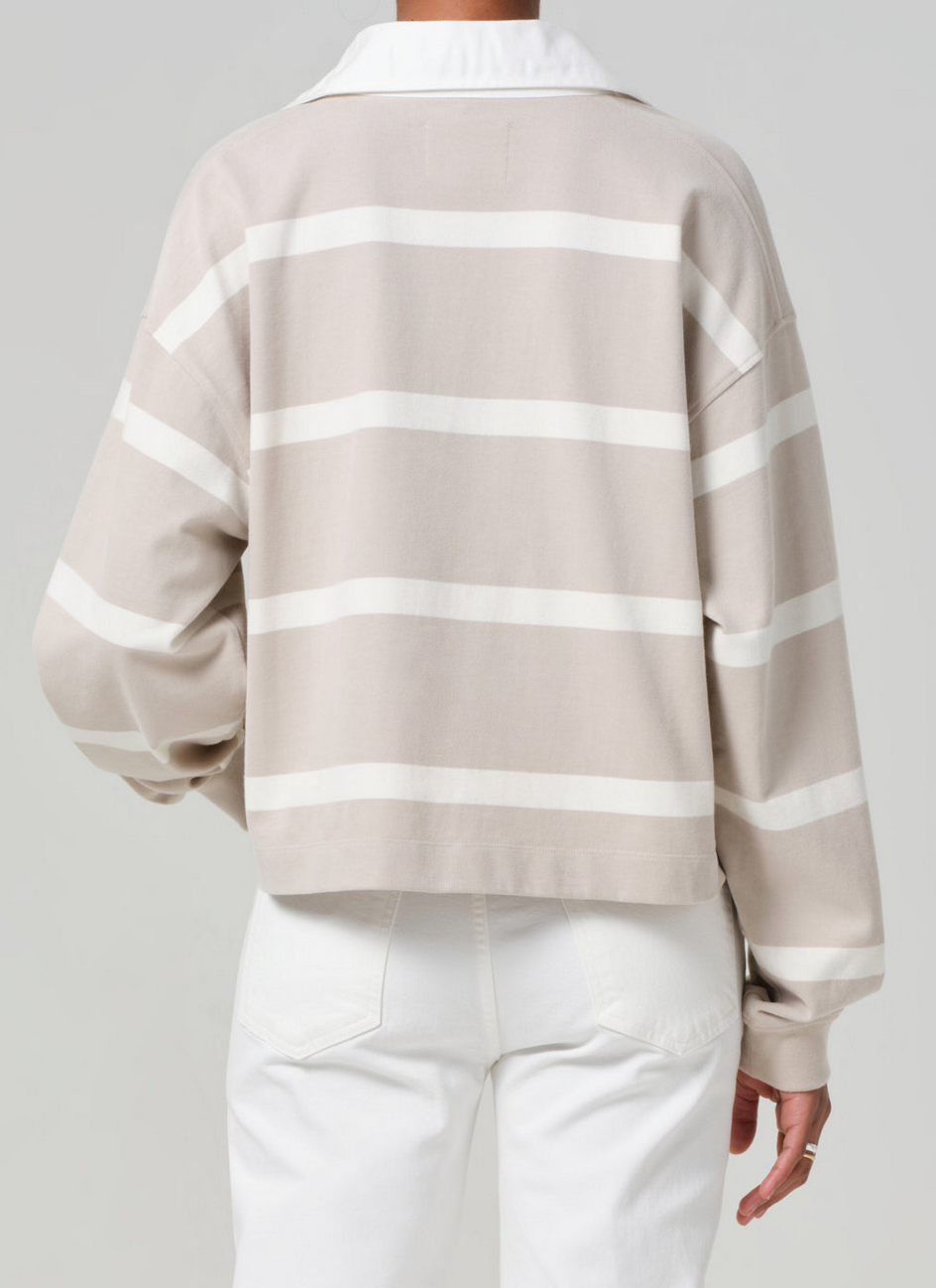 Aris rugby in sandatlas pashmina stripe