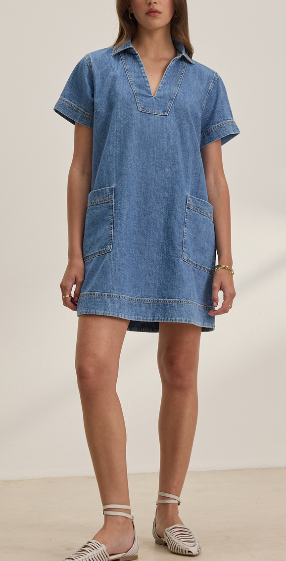 Delana denim dress