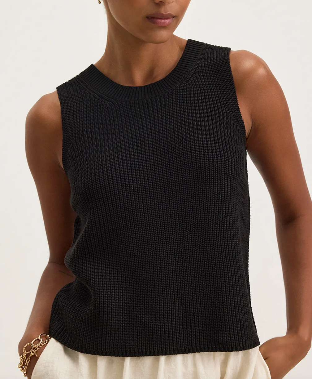 Muna sweater vest black