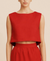 Martina top red