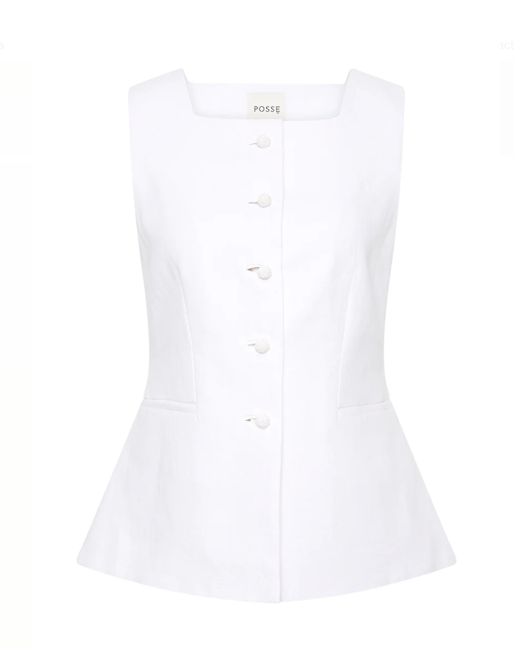 rio vest ivory