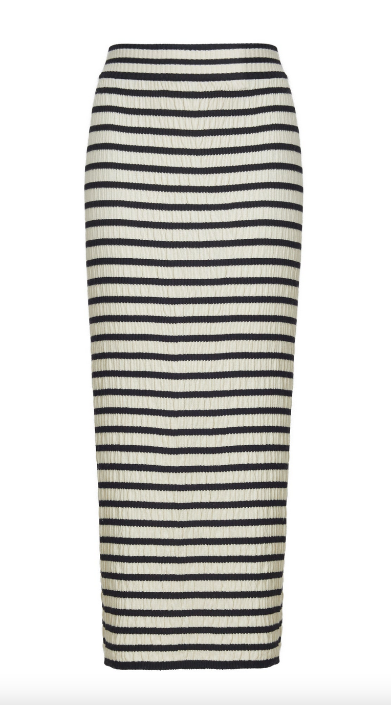 Carrie stripe tube skirt
