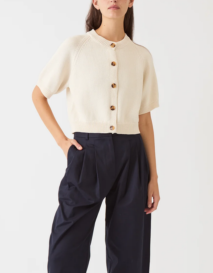 Amy cotton cardigan off white