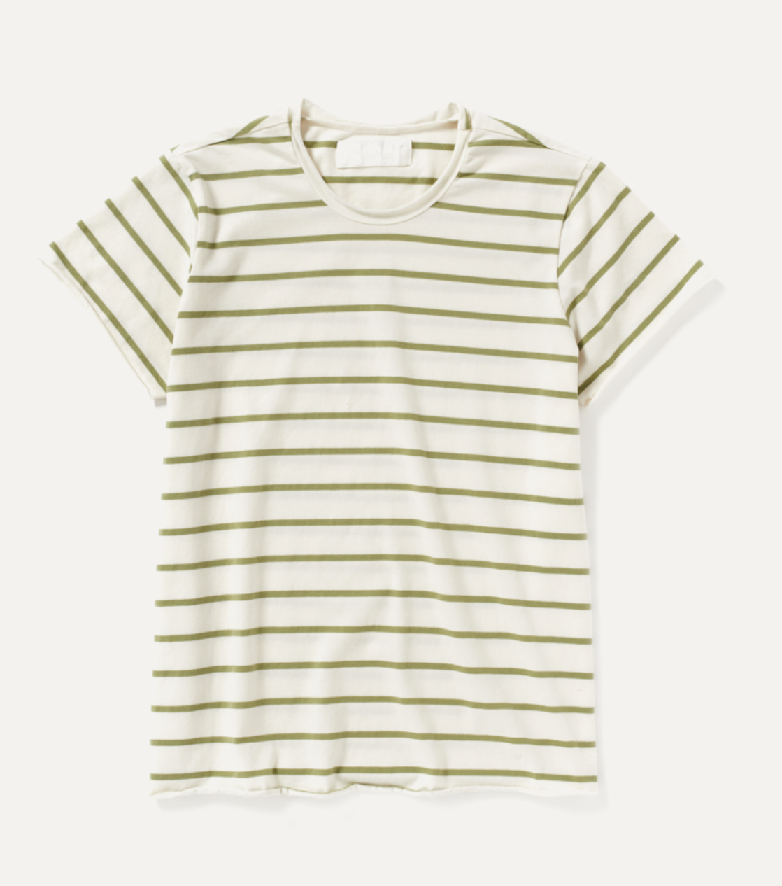 Maglia rico striped jersey pisello green