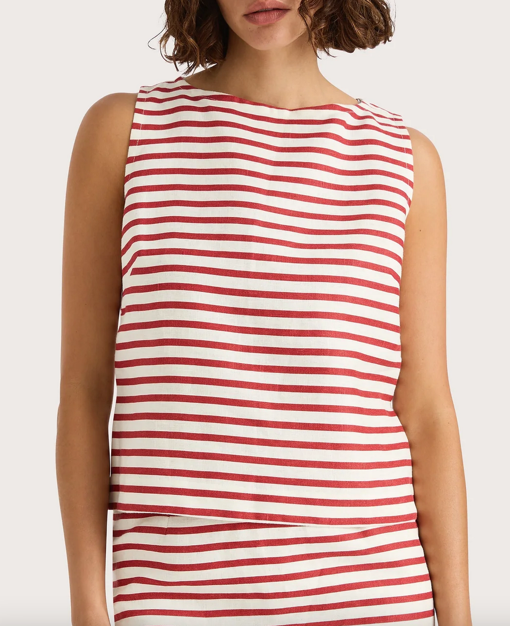 kelly top breton stripe red