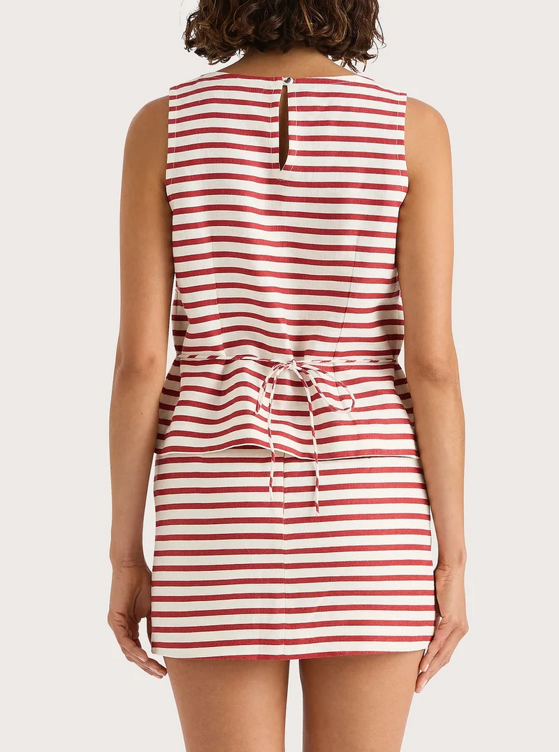 kelly top breton stripe red