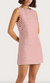 kelly mini dress breton stripe red