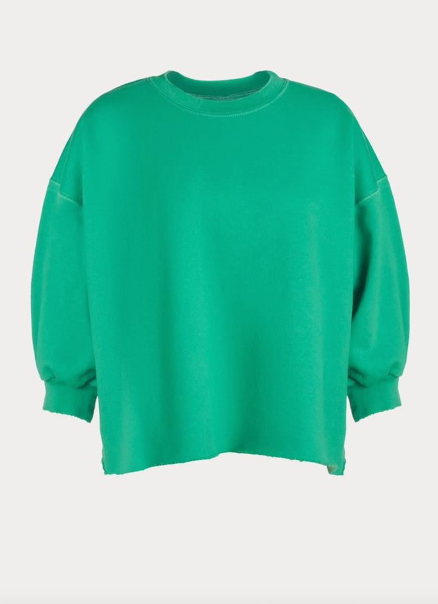Fond sweatshirt green apple