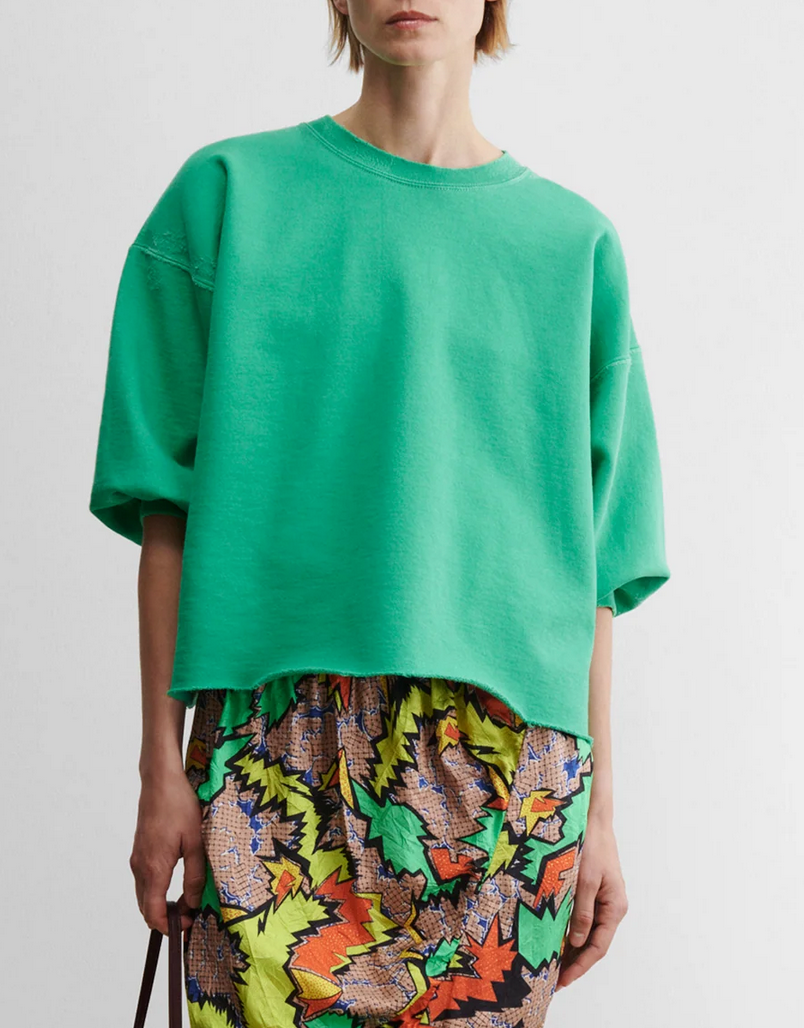 Fond sweatshirt green apple