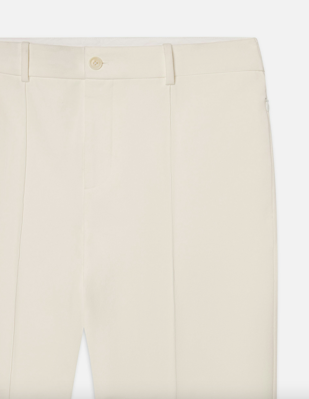 the cropped kick flare trouser alabaster