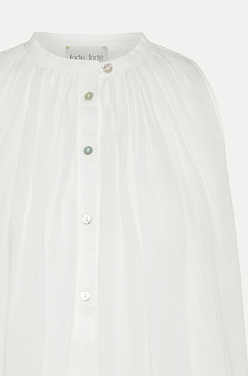 co/se voile top bianco white