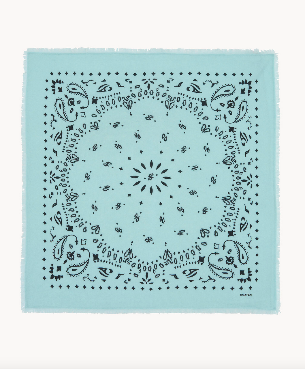 Large bandana hachiko pastel green