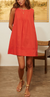 pavo clay cotton dress