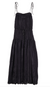 petra black embroidered silk dress