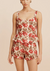rosalie top rose bud floral