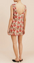 Rosalie shift mini dress rose bud