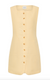 Emma button down dress dusty citron