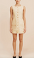 Emma button down dress dusty citron