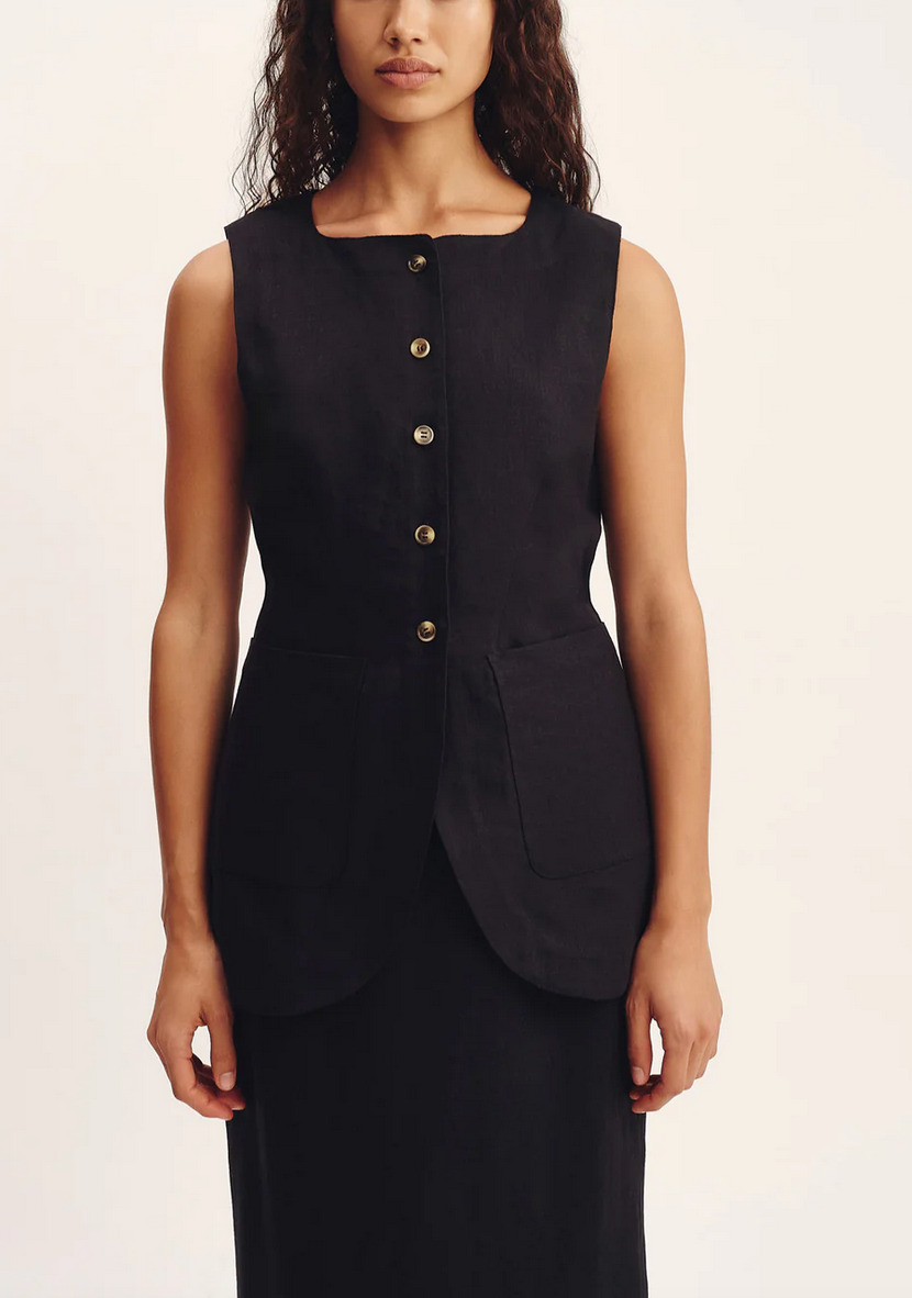 Emma vest black