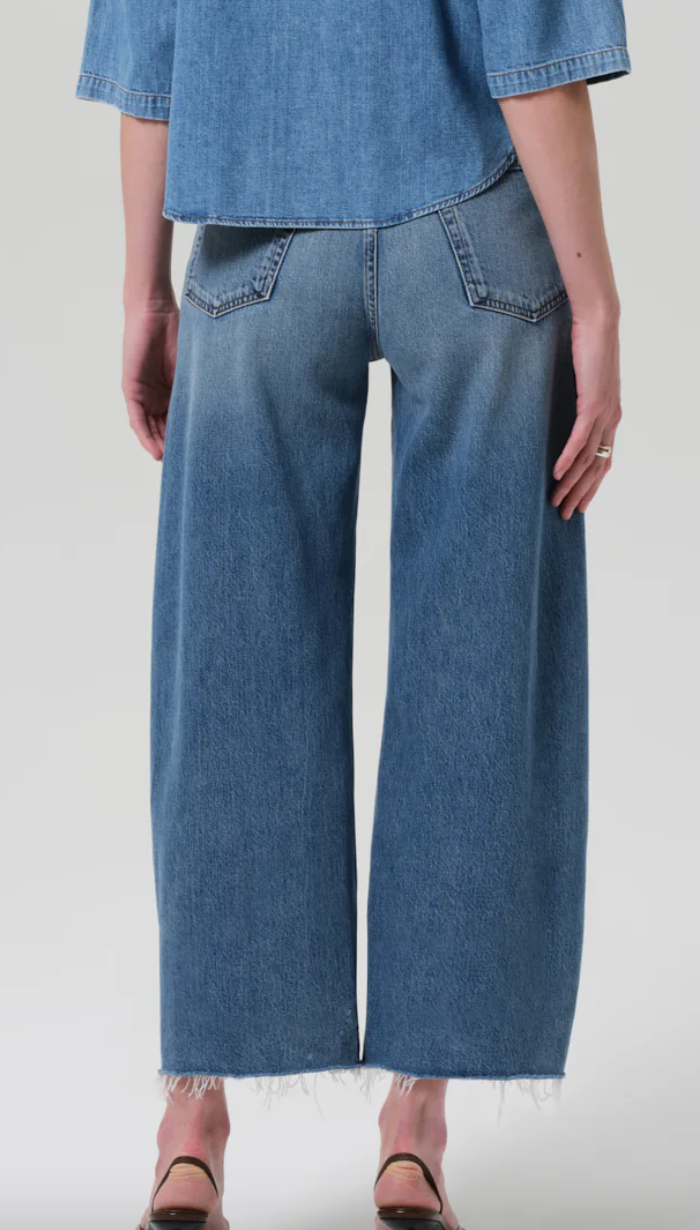 ayla raw hem crop in telegraph