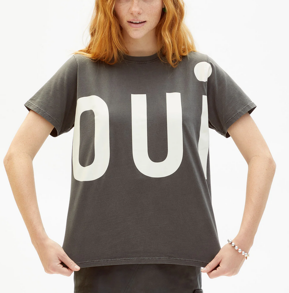 original tee faded black w/ cream grand oui