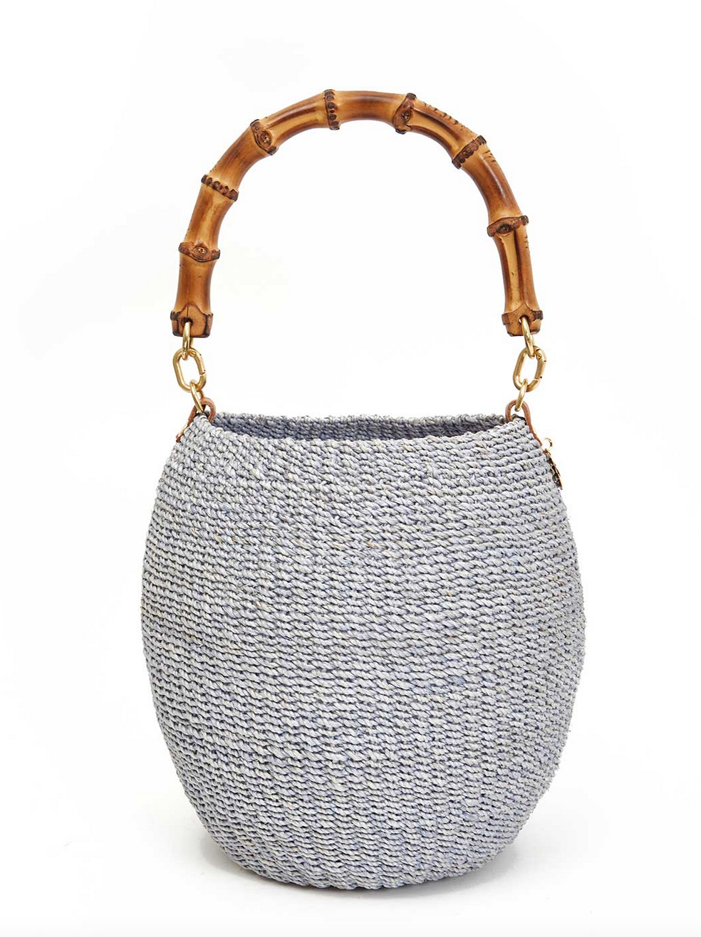 pot de miel w/ bamboo handle powder blue