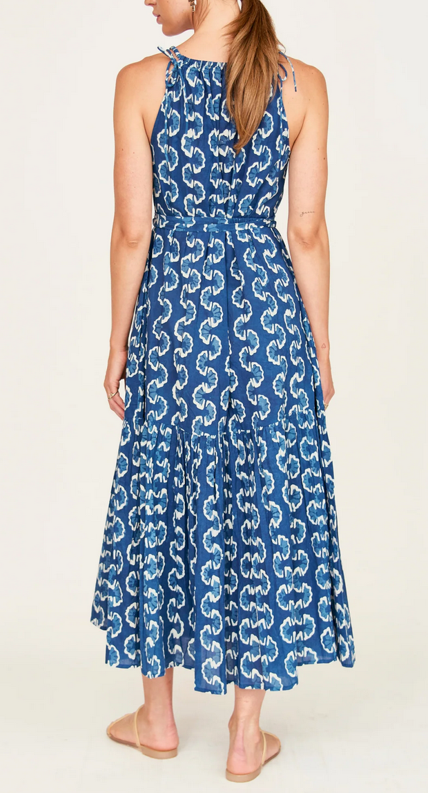 corsica sundress in indigo orchard road