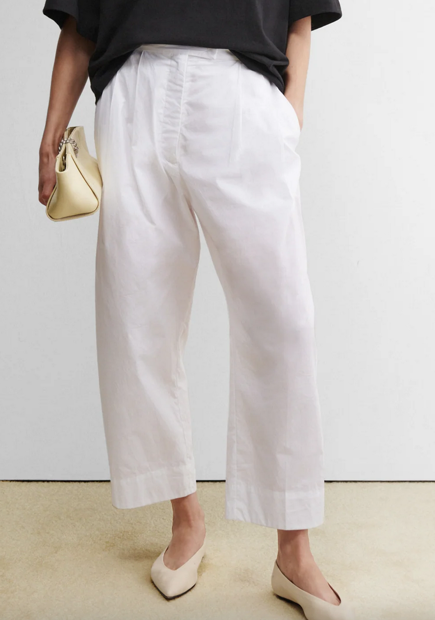 Babar pant in white