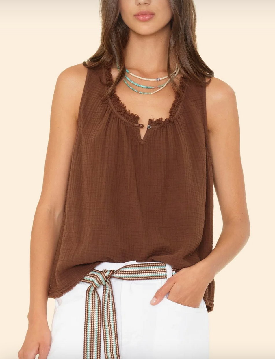 cocoa bean rosie top