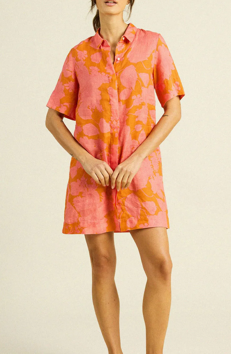 Dana dress amberglow