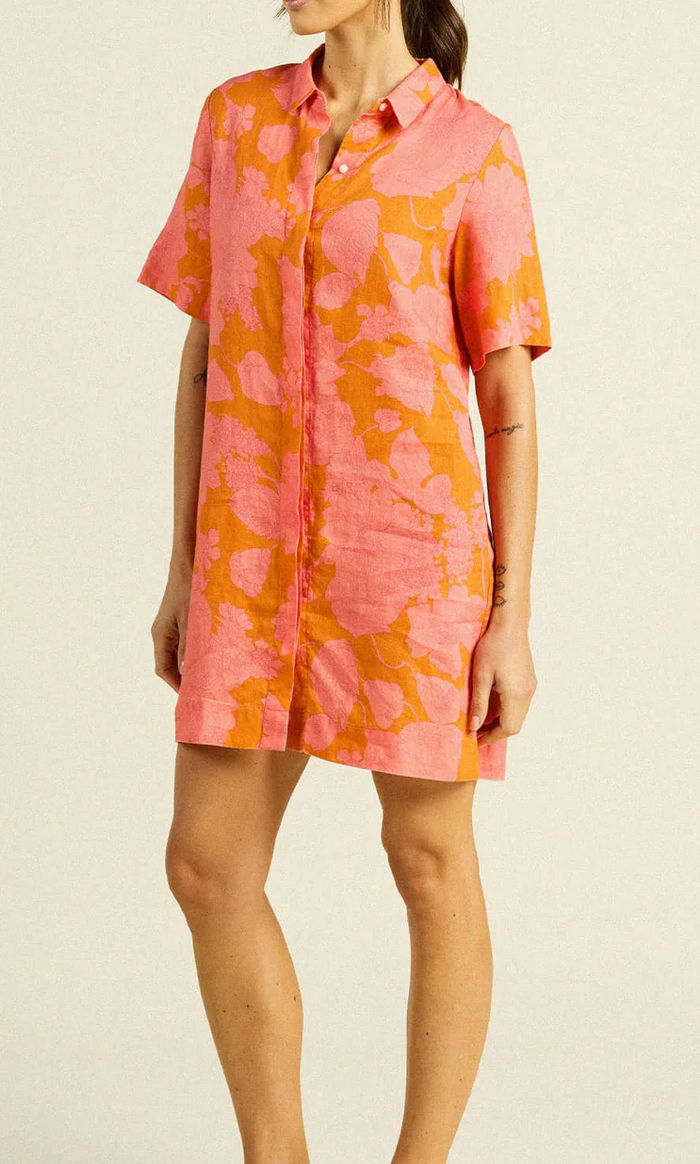 Dana dress amberglow