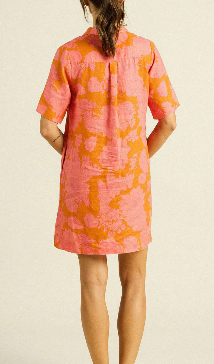 Dana dress amberglow