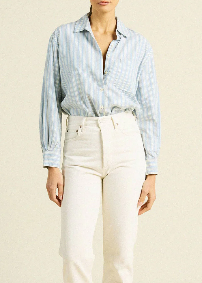 Blake oversized shirt blue oxford shirt