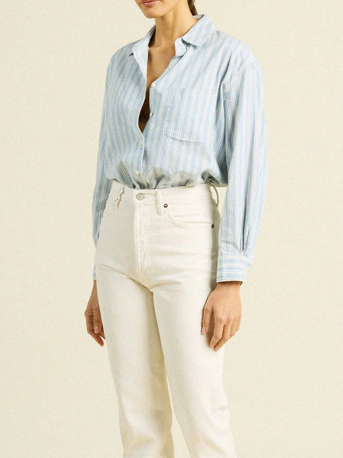 Blake oversized shirt blue oxford shirt