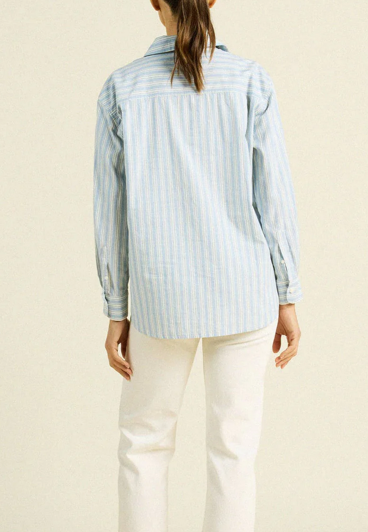 Blake oversized shirt blue oxford shirt