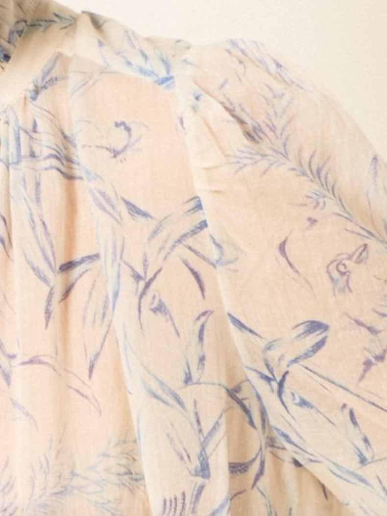 Annabel avian toile shirt