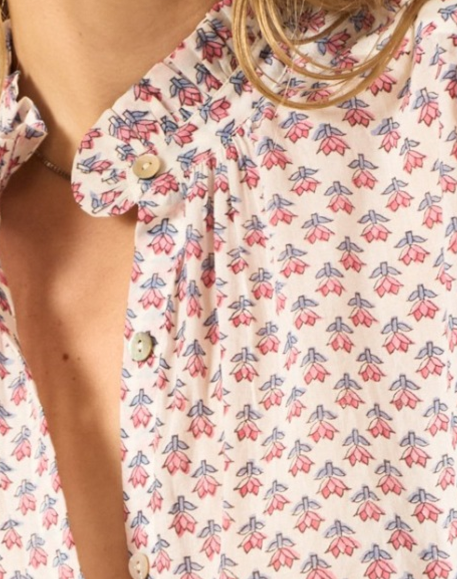 Winnie antique tulip shirt