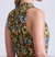 trinidad tank dress batik floral bronze