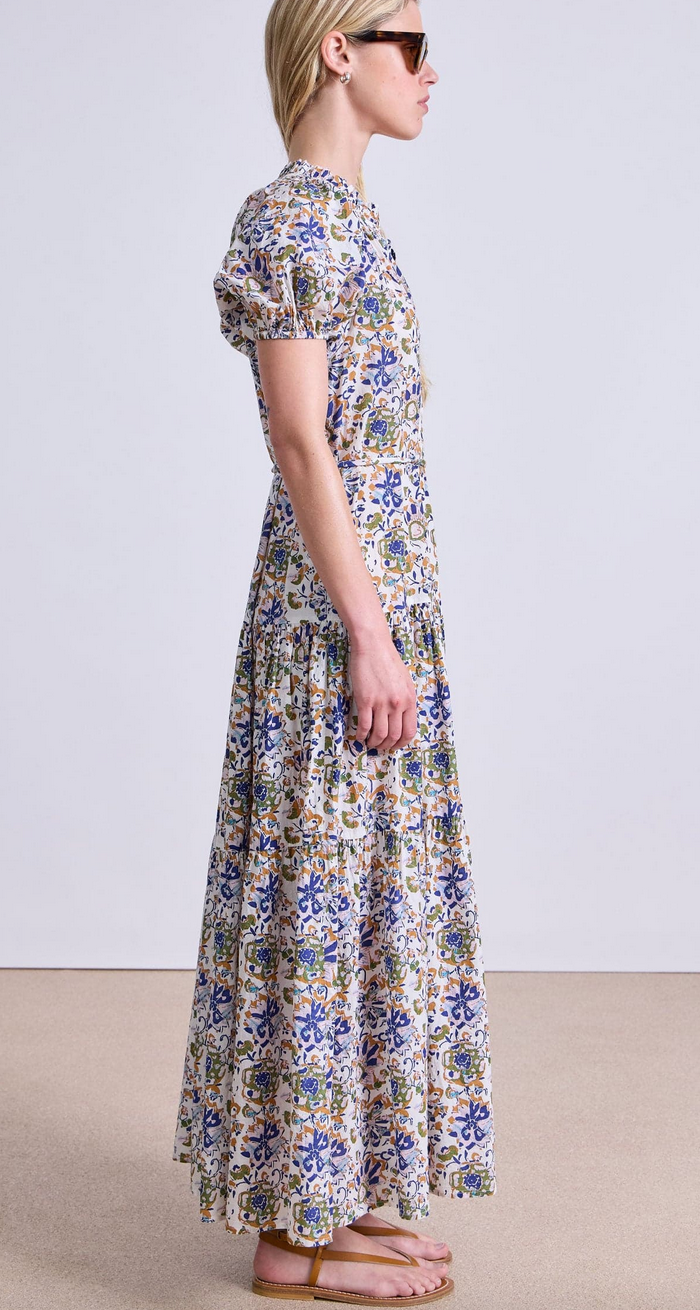 mazza maxi batik floral cream