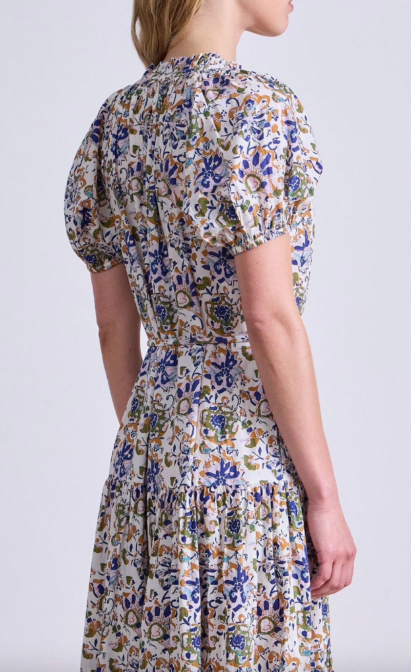 mazza maxi batik floral cream