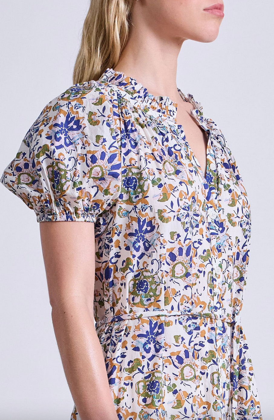 mazza maxi batik floral cream