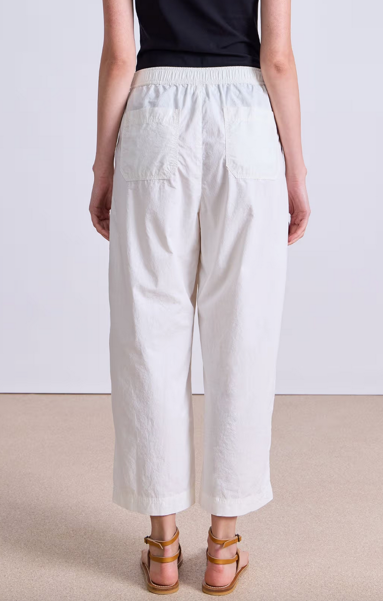 spa pleat pant cream