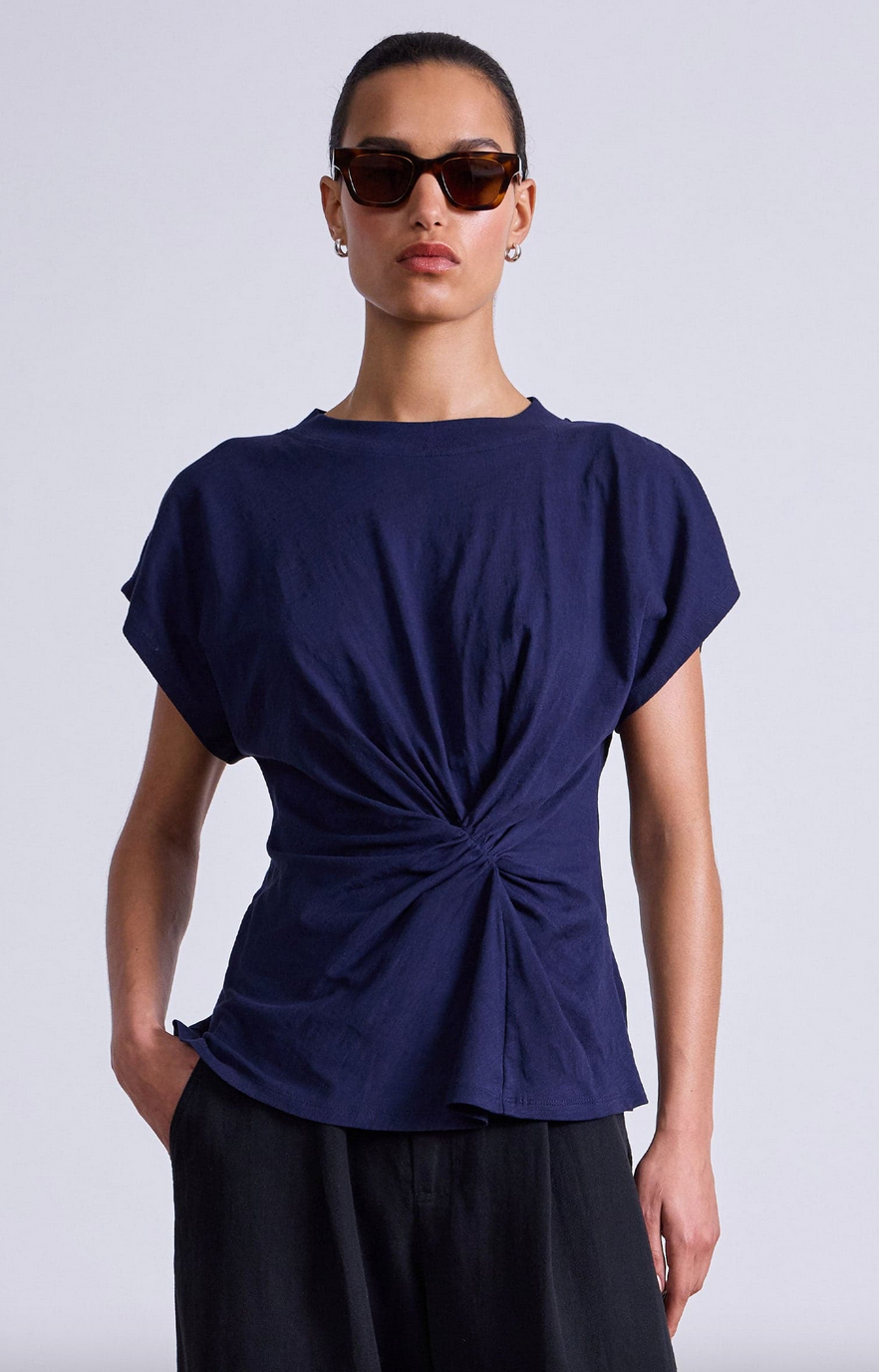 volta twist top navy