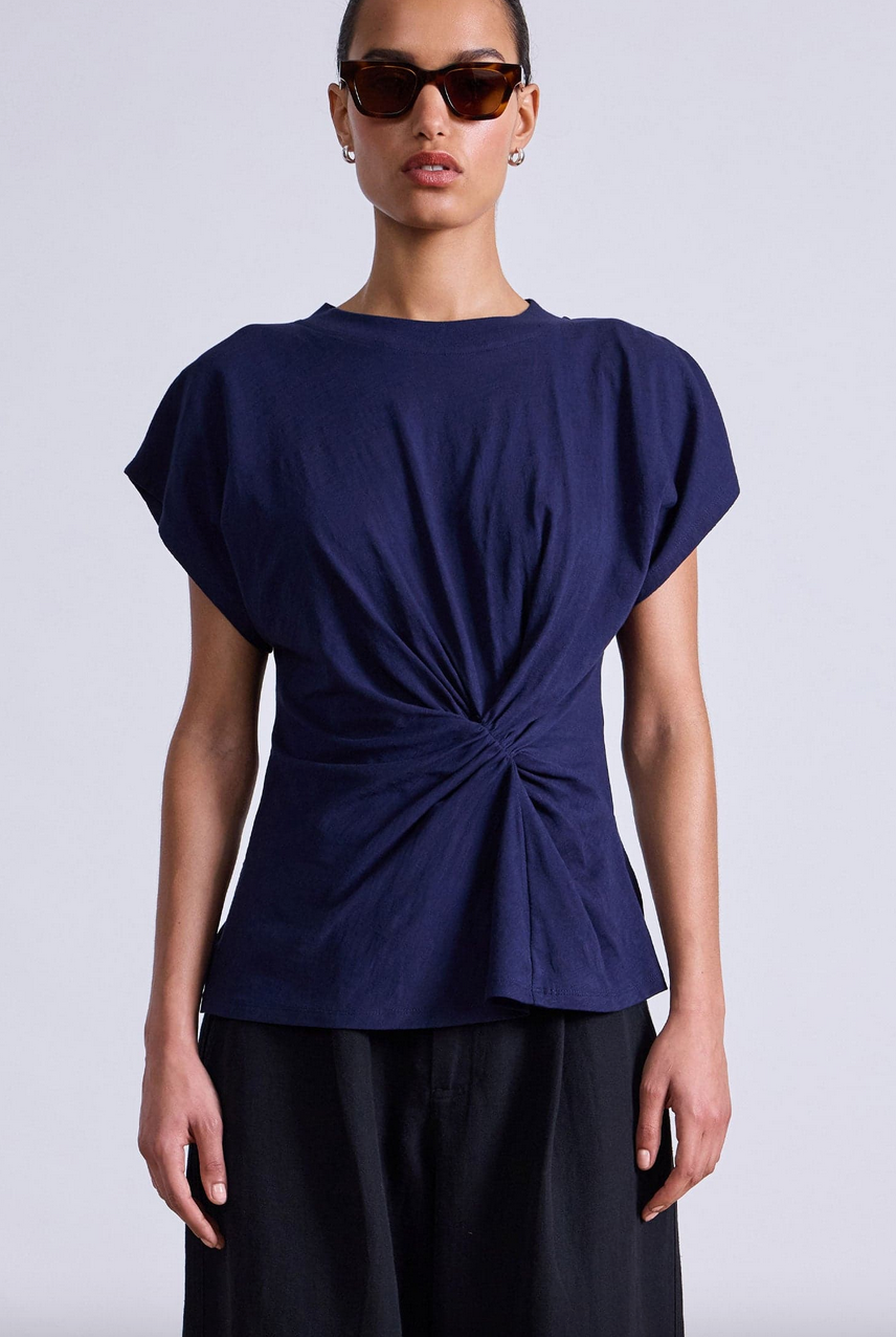 volta twist top navy