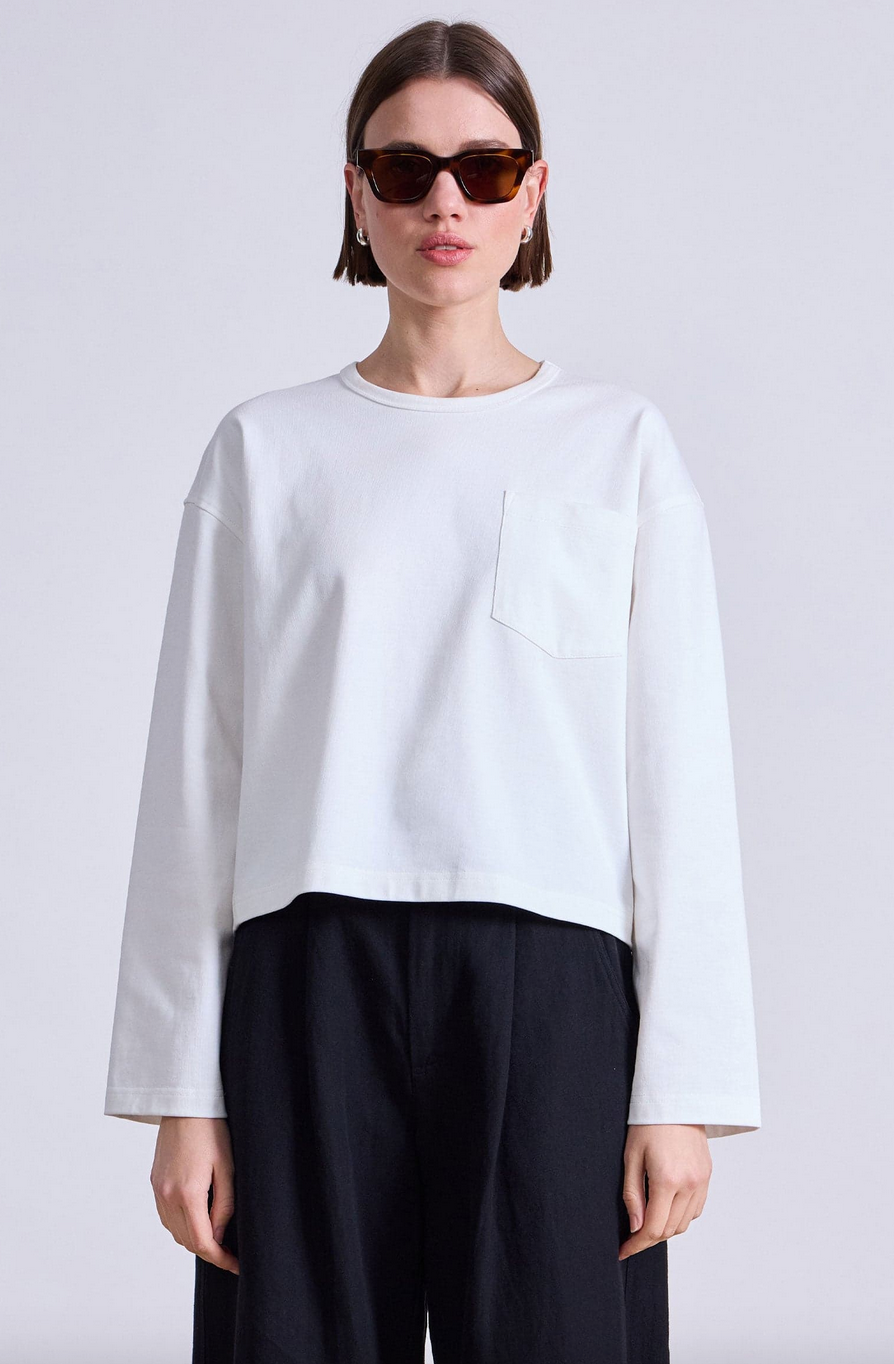 boxy tee white