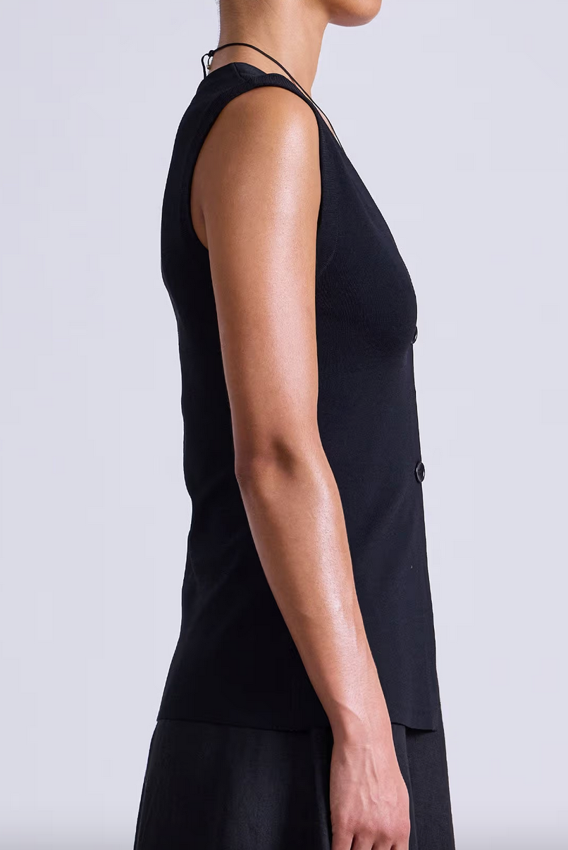 marca knit top black